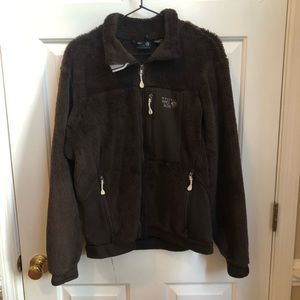 Mountain Hardwear brown fleece jacket